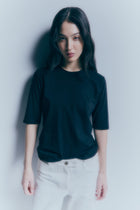 Amica T-shirt z bawełny Supima