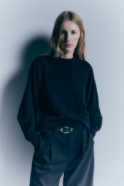 Luna Noir sweter // blend wełny z kaszmirem