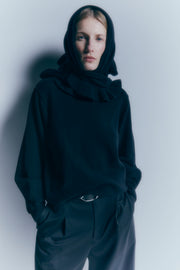 Luna Noir sweter // blend wełny z kaszmirem