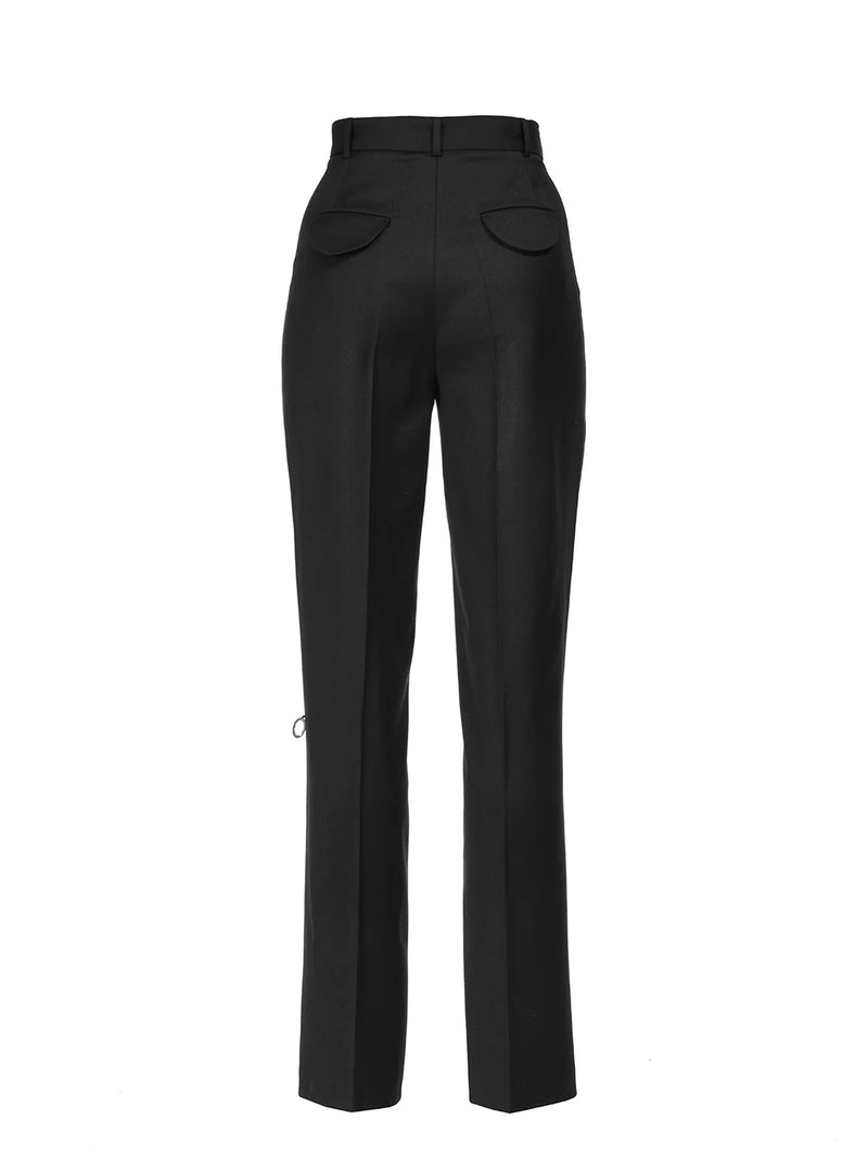 Amarcord Noir wool trousers
