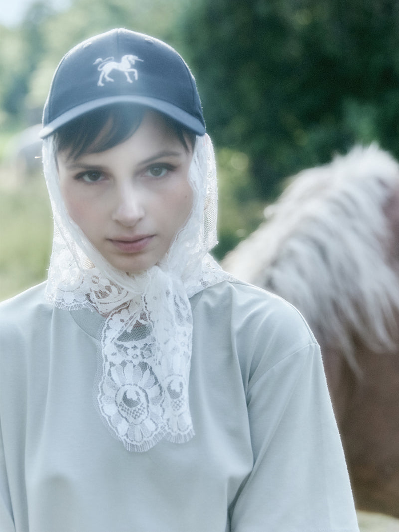 Unicorno Blanc cotton baseball cap