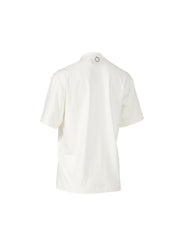 Baltico Ivoire bawełniany T-shirt ze ściągaczem