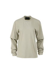 Illusione Eucalipto bawełniany longsleeve z podwójnym rękawem