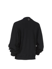 Jupiter Noir ażurowa bluza z bawełny
