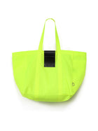Pekin Neon bag with hand-embossed logo on leather