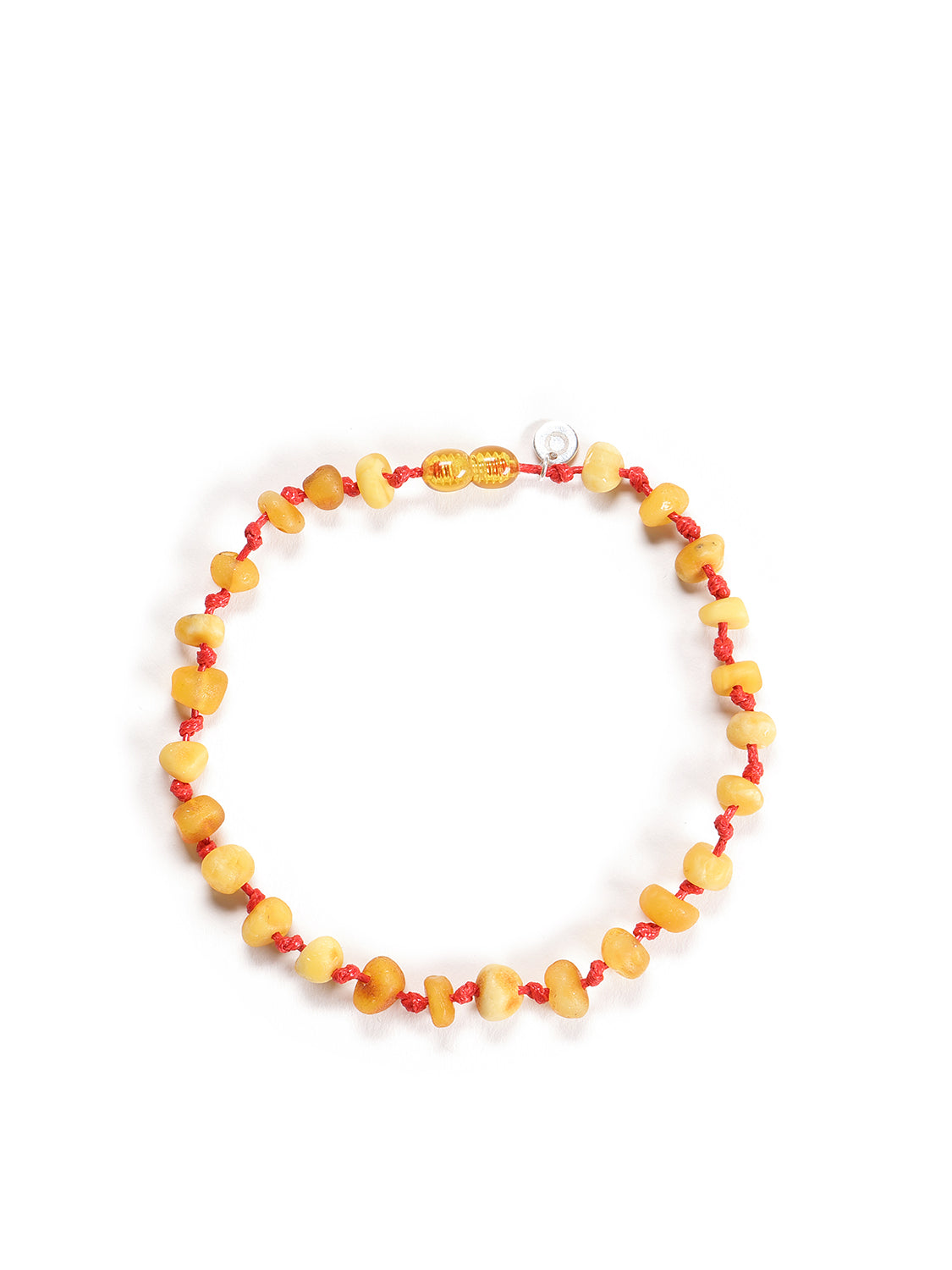 Afrodite handmade amber anklet