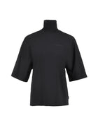 Federico Noir [Amore Edition] bawełniany T-shirt z golfem
