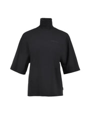 Federico Noir [Amore Edition] bawełniany T-shirt z golfem