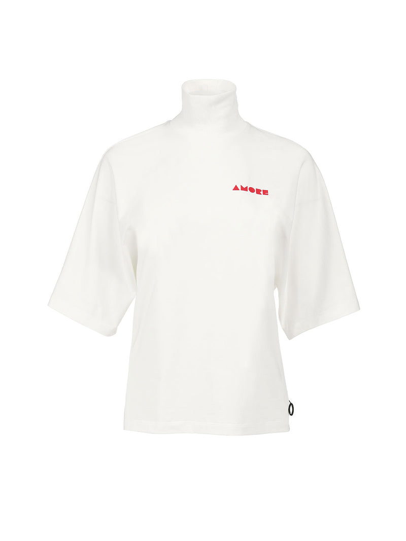 Federico Ivoire [Amore Edition] Cotton Turtleneck T-shirt