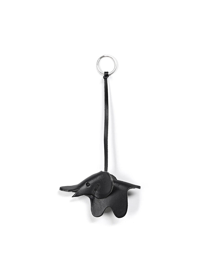 Fortuna Notte natural leather keychain