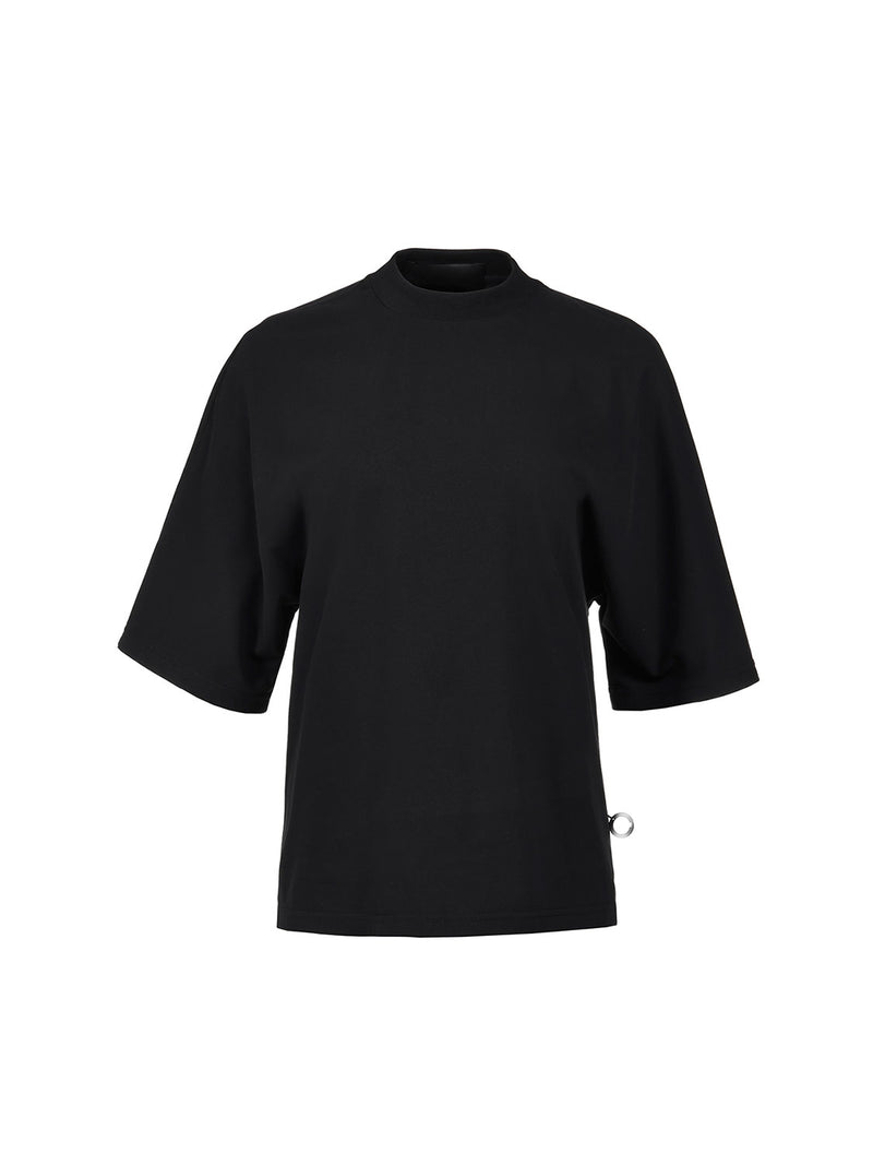 Rugiero Notte Cotton T-Shirt with Kimono Sleeve
