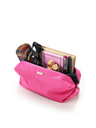 Tokyo Pink Moon bag / cosmetic bag with hand-stitched logo