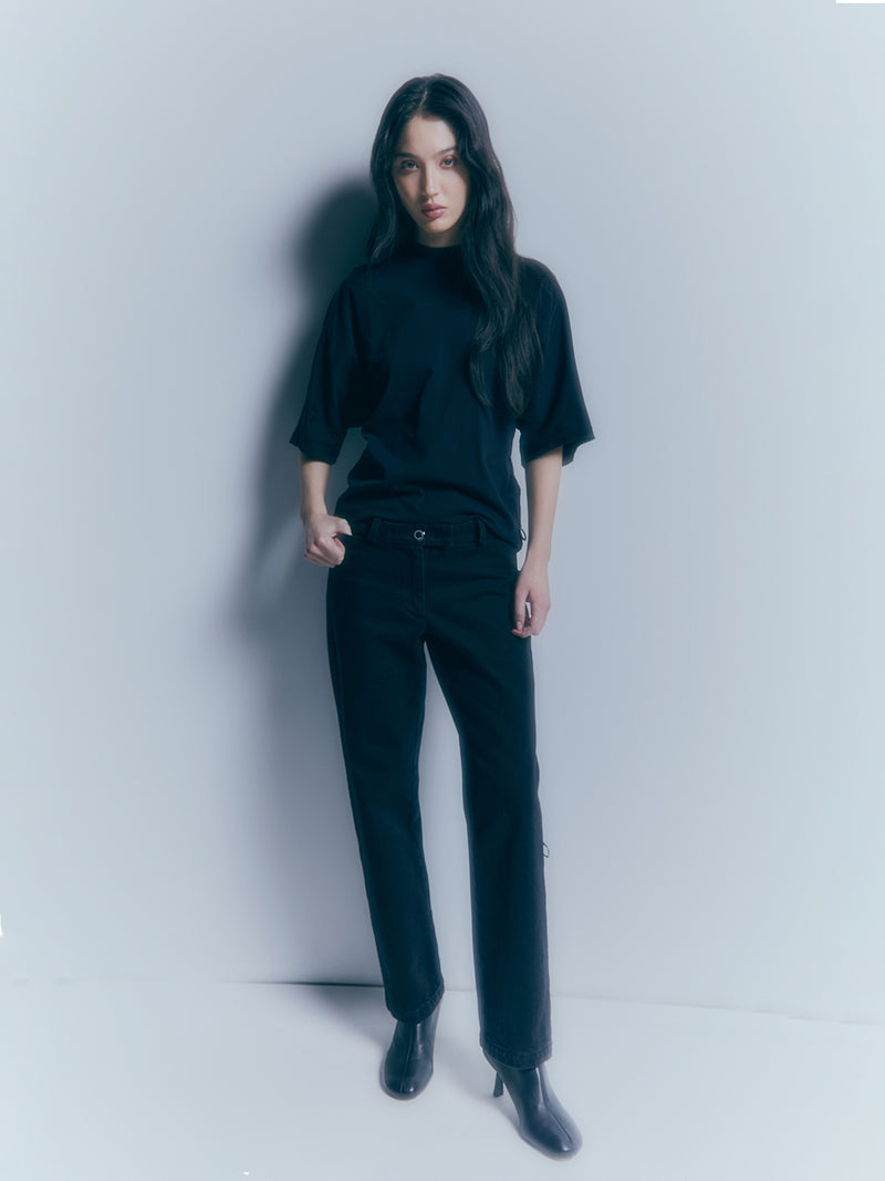 Mia Noir cotton T-shirt