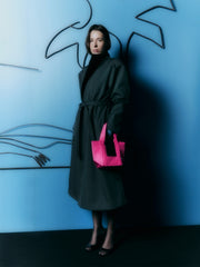 Kyoto Pink Moon bag with hand-embossed logo