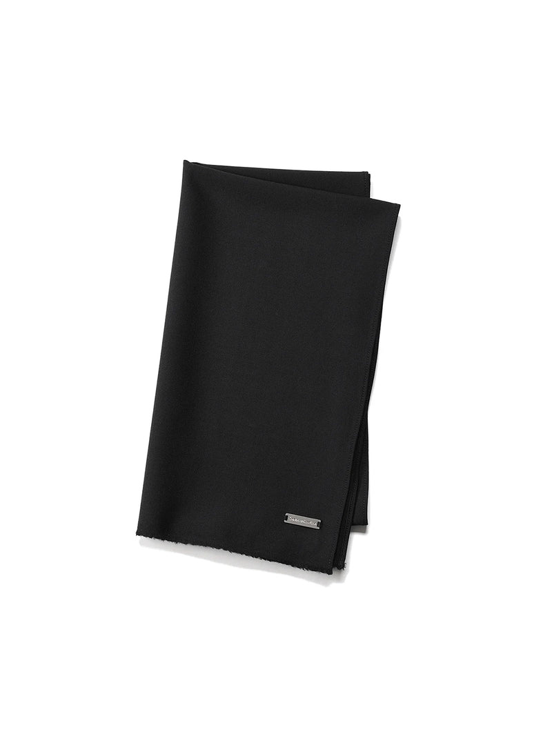 Saturno Noir Scarf Made of Warm Merino Wool