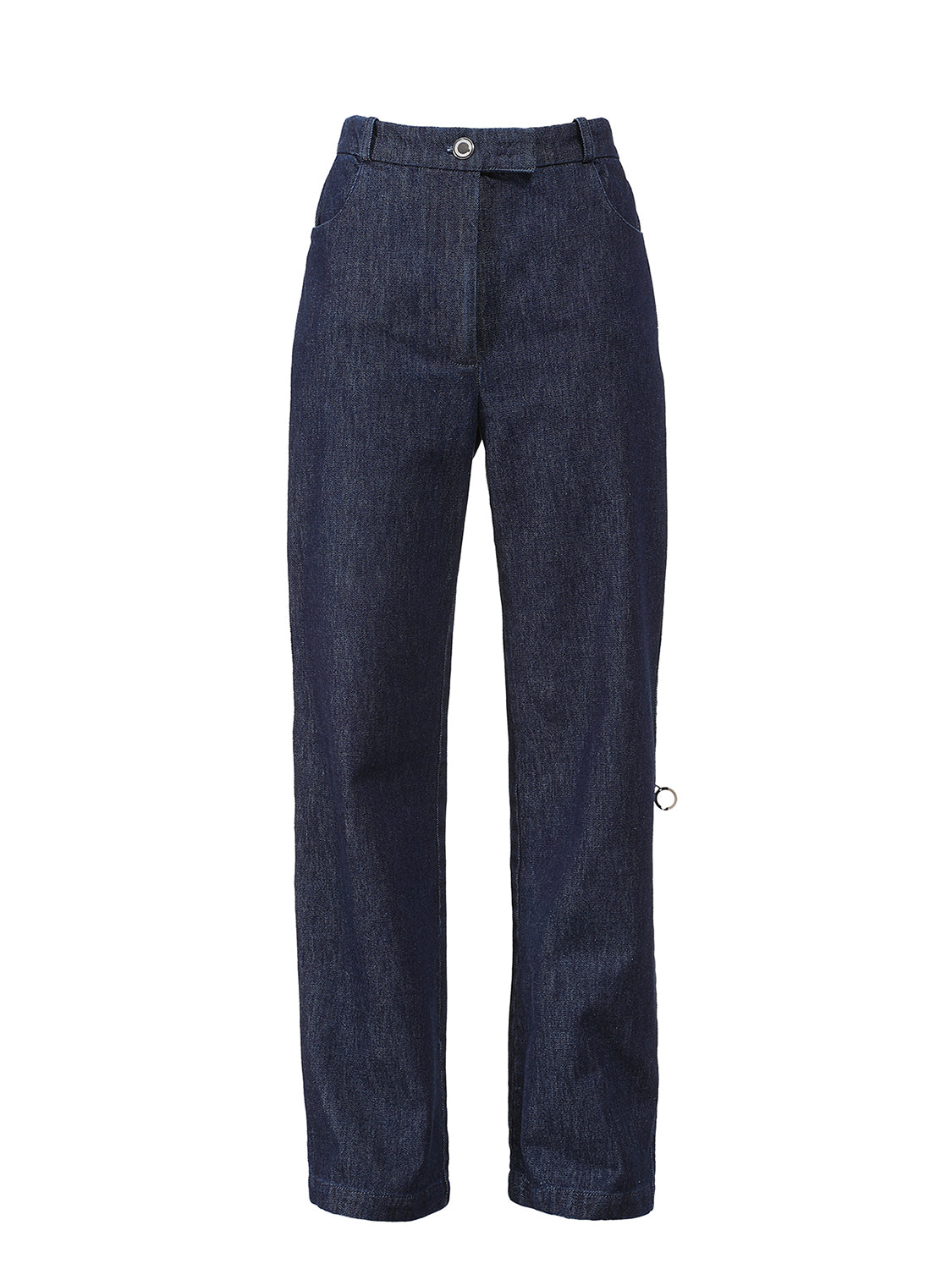 Suzanne Raw Denim spodnie z prostą nogawką